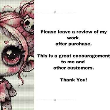 Dreadful Darling I Beaded Tapestry Pattern - Crafts