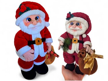 Crochet Pattern Nikie Santa Claus