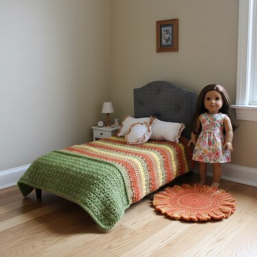Pattern American Girl Bedding Set - Crochet
