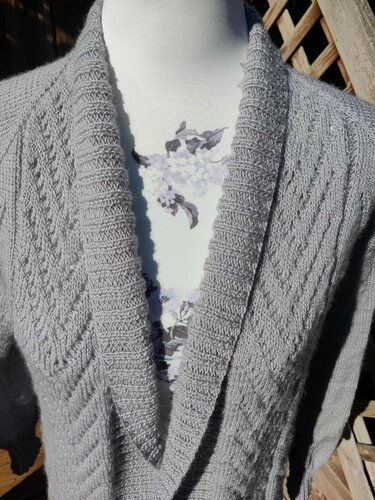 RVO-Ajourjacke für Damen "Lines" , Größe XS - 5XL und größer - Bild 7