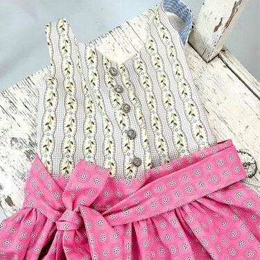 Kinderdirndl Sissi Gr. 80-140 Schnittmuster & Nähanleitung