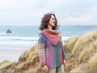 Frauhohmanns Häkelpullover und Schulterwärmer "Isipisi" (Set) - Häkeln