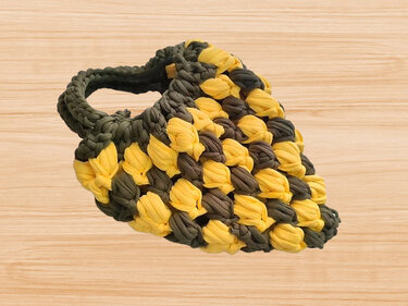 Crochet Macramé Bag Pattern PDF – DIY Tote Bag + English Video Tutorial