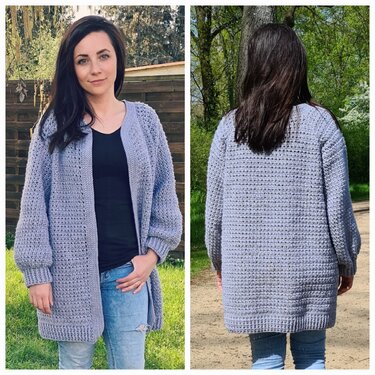 PDF Häkelanleitung Cardigan "Shade" - Häkeln