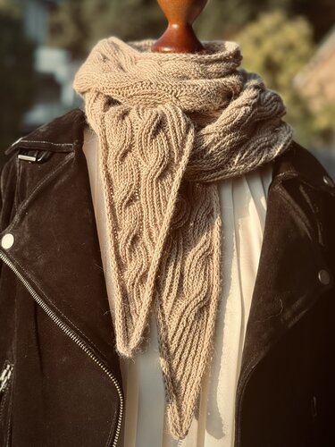 Mini scarf "Wanderdüne" from the Coastal Collection - Knitting