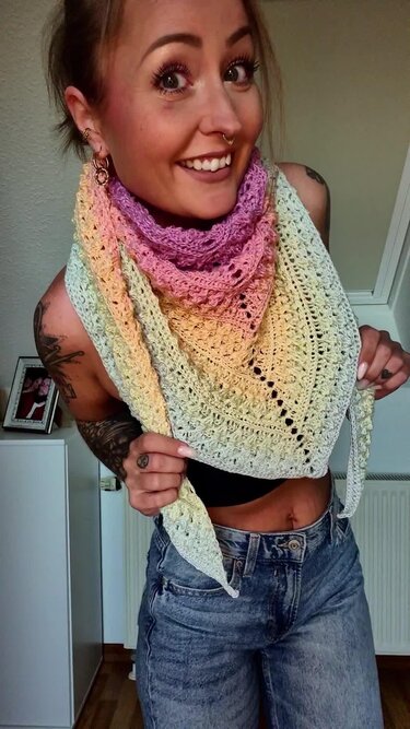 Tuch Belinda häkeln - Bild 3