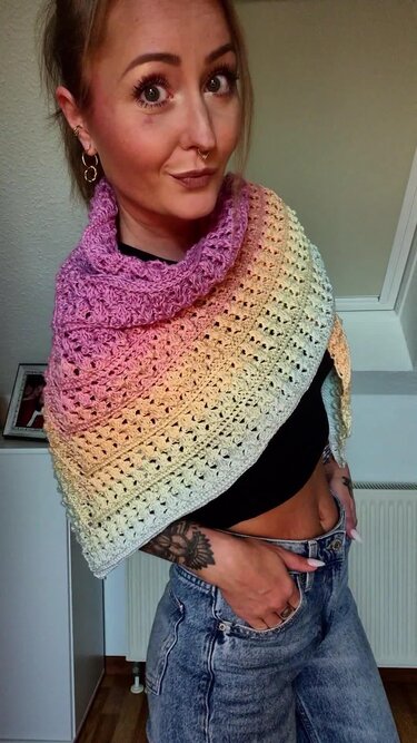 Tuch Belinda häkeln