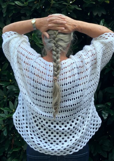 OVERSIZE-Pulli „Relief und Bögen“- Häkelanleitung - Bild 9