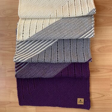 Dalila, tunesisch gehäkelter Schal - Häkeln