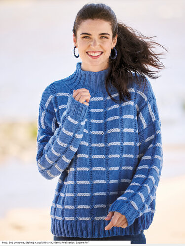 Pulli mit Hebemaschenmuster - Stricken