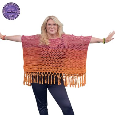 Häkelanleitung Top Julie - zipfeliges Cold-Shoulder-Shirt - Bild 4