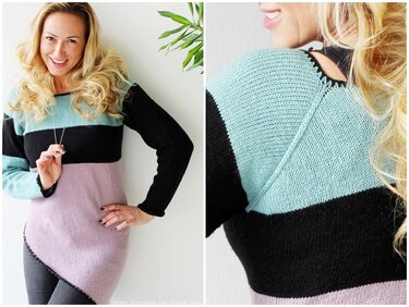 Kostenlose Strickanleitung – Raglanpulli KNIT#RVO #2