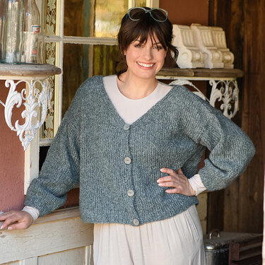 Strickanleitung Damenkurzjacke "Hamina" 766011