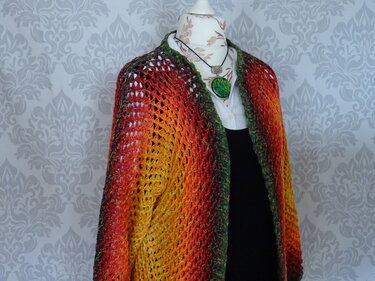 Hexagon-Jacke "Herbstzauber" - Bild 3