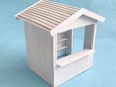 Bastelanleitung Miniatur-Marktstand 2