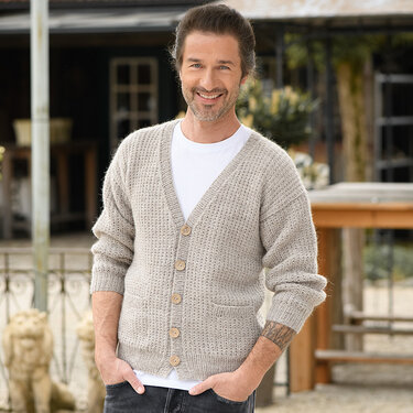 Strickanleitung Herrenjacke "Como" 766009 - Bild 2
