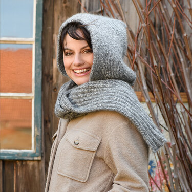 Strickanleitung Kapuzenschal "Paris" 766028