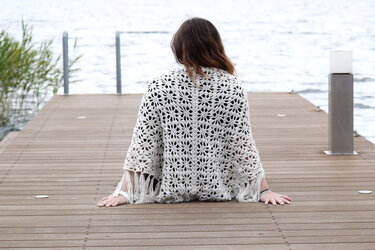 + MIRABEL + Crochet stole, crochet, crochet shawl, autumn shawl, scarf