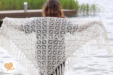 + MIRABEL + Crochet stole, crochet, crochet shawl, autumn shawl, scarf