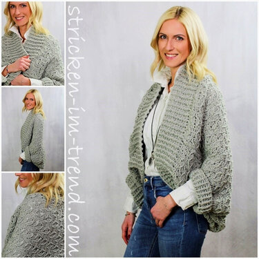 Crochet Pattern for Vest / Shrug | Shrug #7 | ItalyWool #4 - Image 3