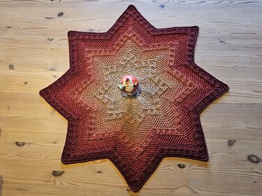 Häkelanleitung Stern Tischdecke/Kissen Alva - Bild 16