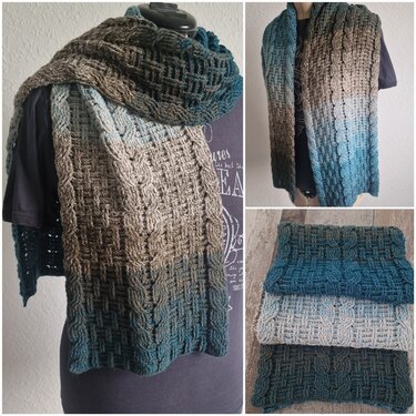 Häkelanleitung für den Herrenschal "Sascha"