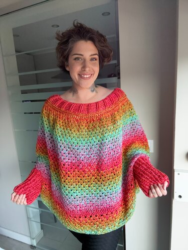 Häkelanleitung Pulli "RAINBOW POP-UP" - Bild 5