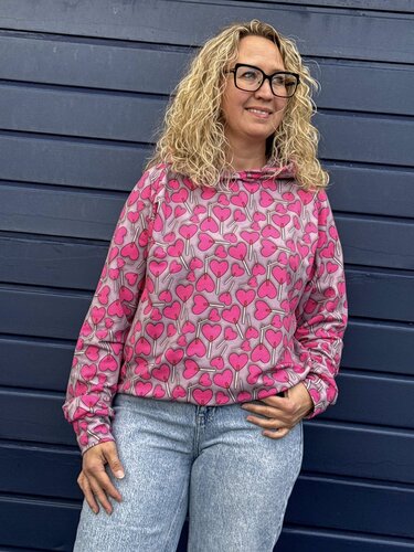 Raglanhoodie GONI Gr. 32-56 Schnittmuster PDF Ebook - Bild 5