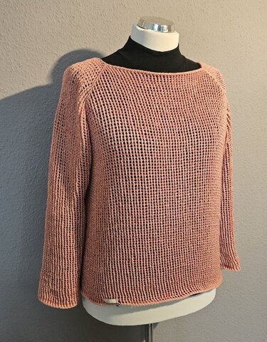 Video Anleitung - Raglan Pullover Lufti - tunesisch gehäkelt - Häkeln