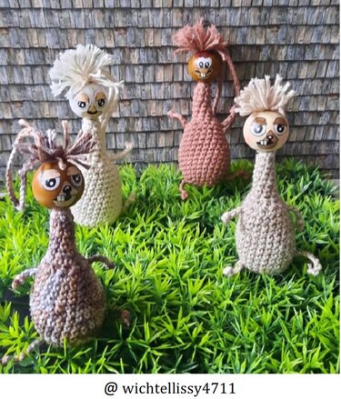 Crochet pattern: Alpaca worm