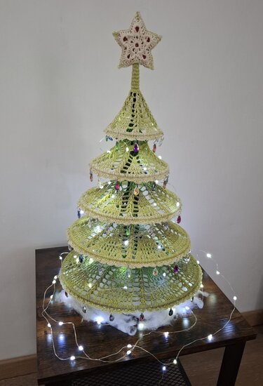 Häkelanleitung Tannenbaum "Lichterglanz", Christbaum, Weihnachtsbaum