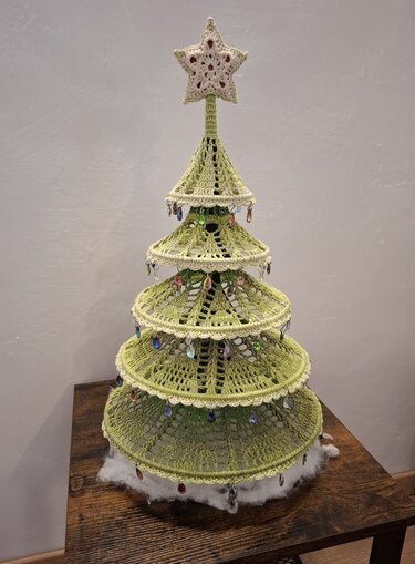 Häkelanleitung Tannenbaum "Lichterglanz", Christbaum, Weihnachtsbaum