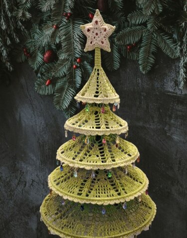 Häkelanleitung Tannenbaum "Lichterglanz", Christbaum, Weihnachtsbaum - Bild 7