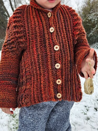 Häkelanleitung für Seelenwärmer/Jacke ,,Lumi", jede Größe möglich - Bild 4