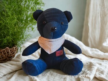 Nähanleitung und Schnittmuster Teddybär