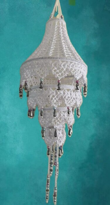 Häkelanleitung Lampion "boho chic" - Bild 2