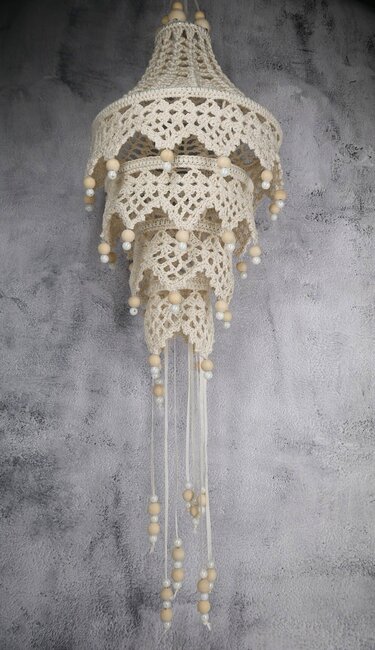 Häkelanleitung Lampion "boho chic" - Bild 7