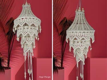 Häkelanleitung Lampion "boho chic" - Bild 10