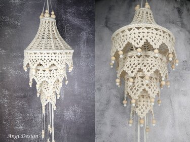 Häkelanleitung Lampion "boho chic" - Bild 23