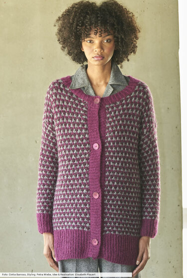 Jacke im Hebemaschen-Muster - Bild 2