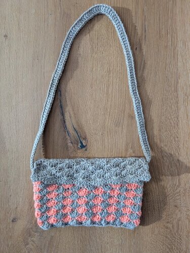 Muscheltasche, Utensilio,  Handtasche - Häkeln