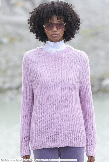 Nahtloser Rippenpulli - Stricken