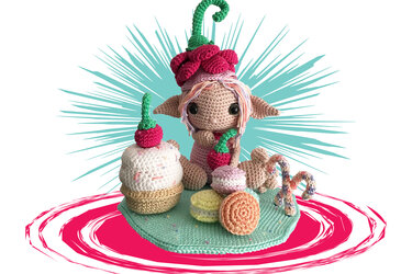 Kobold 005 Fresie Häkelanleitung Amigurumi - Bild 2