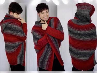 Hygge Hug Cardigan – Häkelanleitung