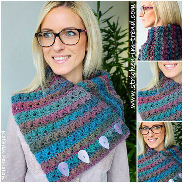 Crochet Pattern for Cowl | SoftDream #1 |  Neckwarmer #6