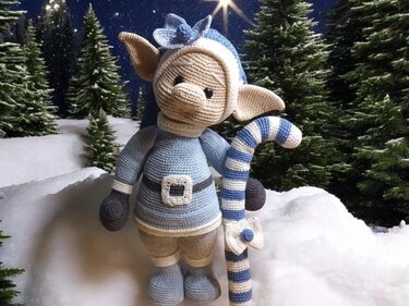 Häkelanleitung / Amigurumi / Weihnachtswichtel - Bild 2