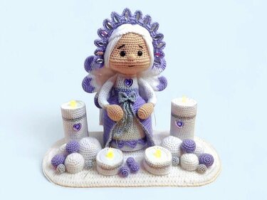 Häkelanleitung / Amigurumi / Adventsgesteck Engel