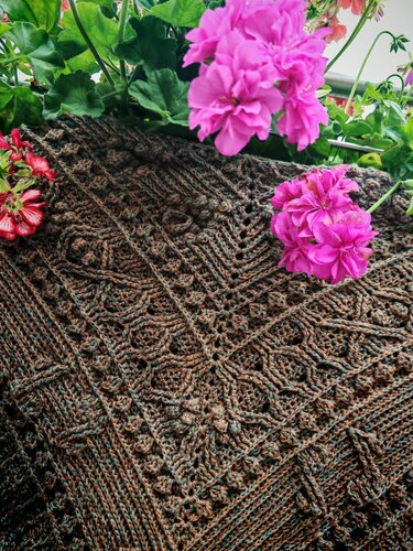 Häkelanleitung Dreieckstuch "earth song"