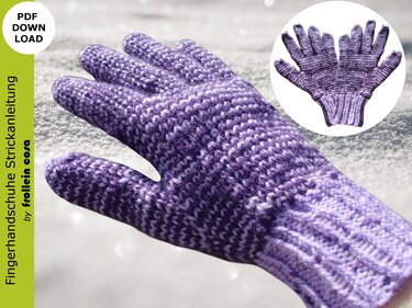 Strickanleitung "Fingerhandschuhe"