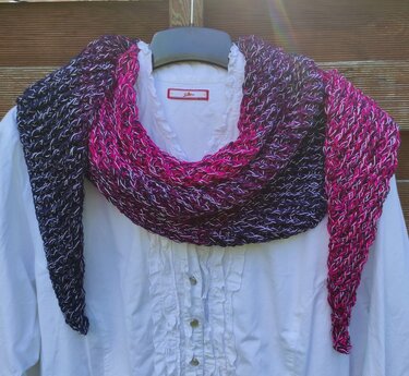Crochet pattern mini shawl Tae - Image 4